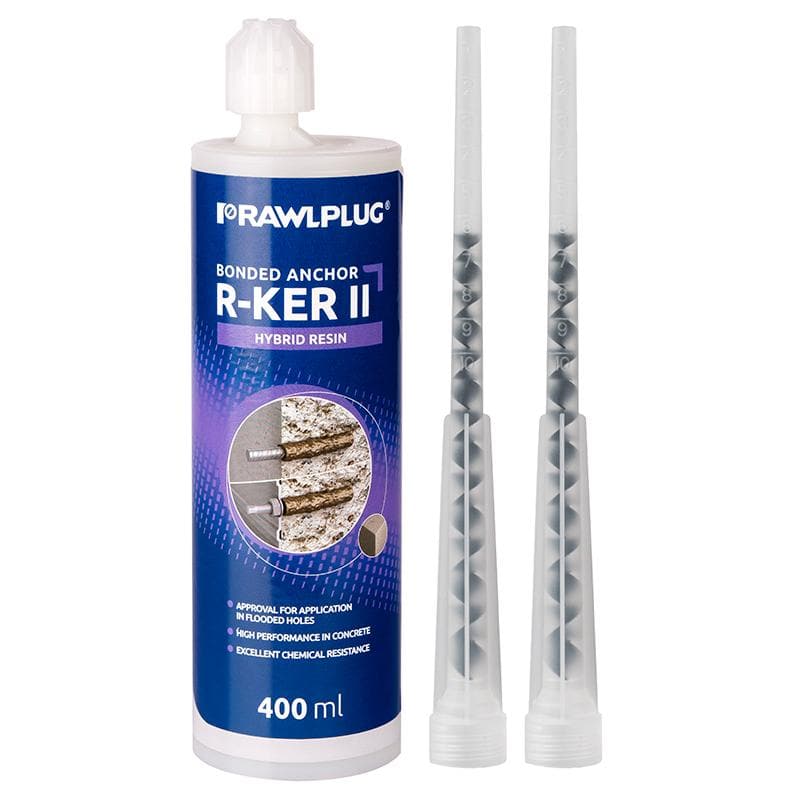 Rawlplug R-KER-II Hybrid Vinylester Resin - 400ML