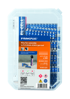 Rawlplug R-KNC Plastic Collated Concrete Pins with Fuel Cells