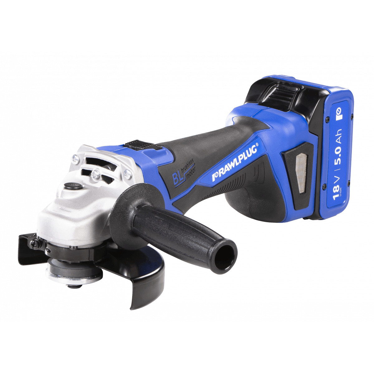 Rawlplug R-PAG18-XL2 Cordless RawlGrinder Angle Grinder 18V 125mm, set