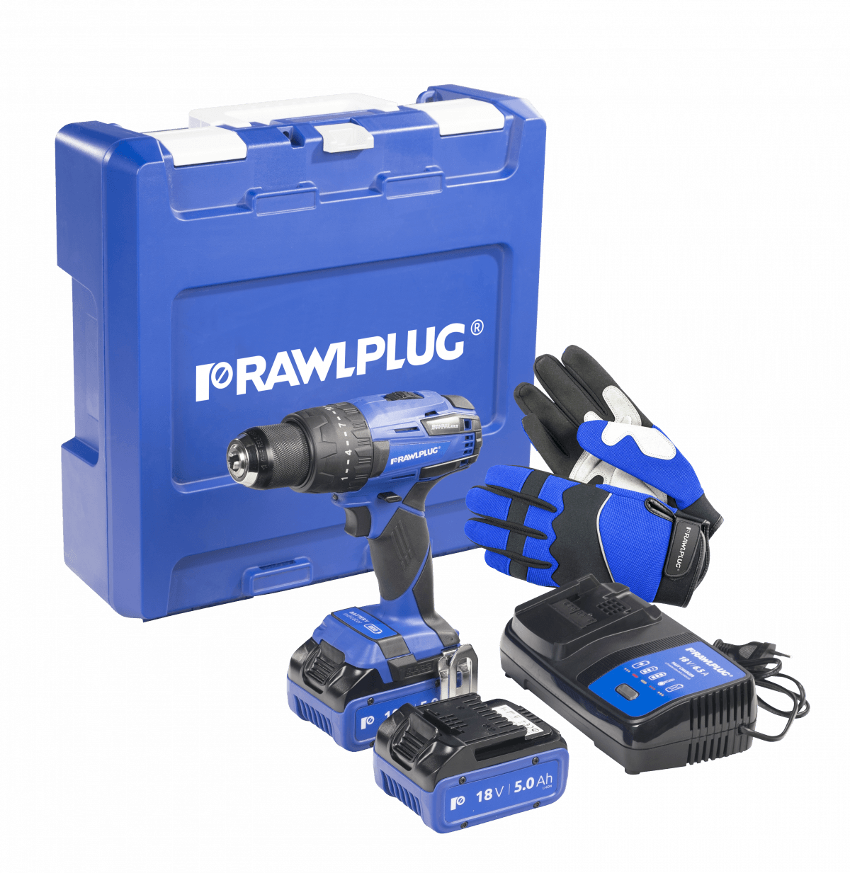 Rawlplug R-PDD18-XL2 Cordless RawlDriver Drill Driver 18V Set