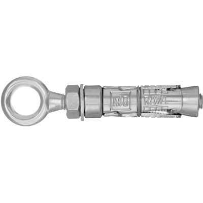 Rawlplug R-RBL-E Rawlbolt Shield Anchor - Eye Bolt - BZP