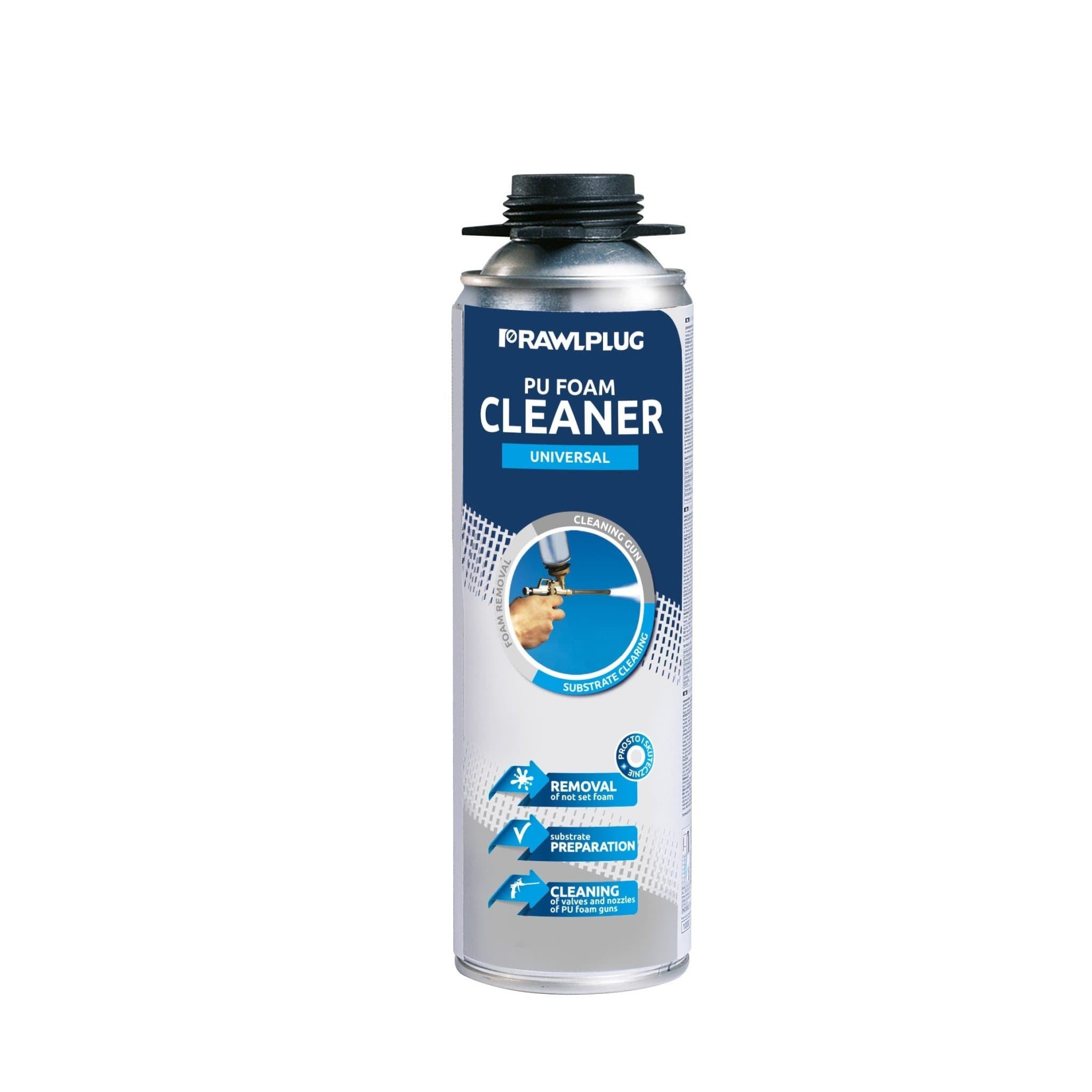 Rawlplug R-RPC-0500 Universal Foam Cleaning Agent - 500ML