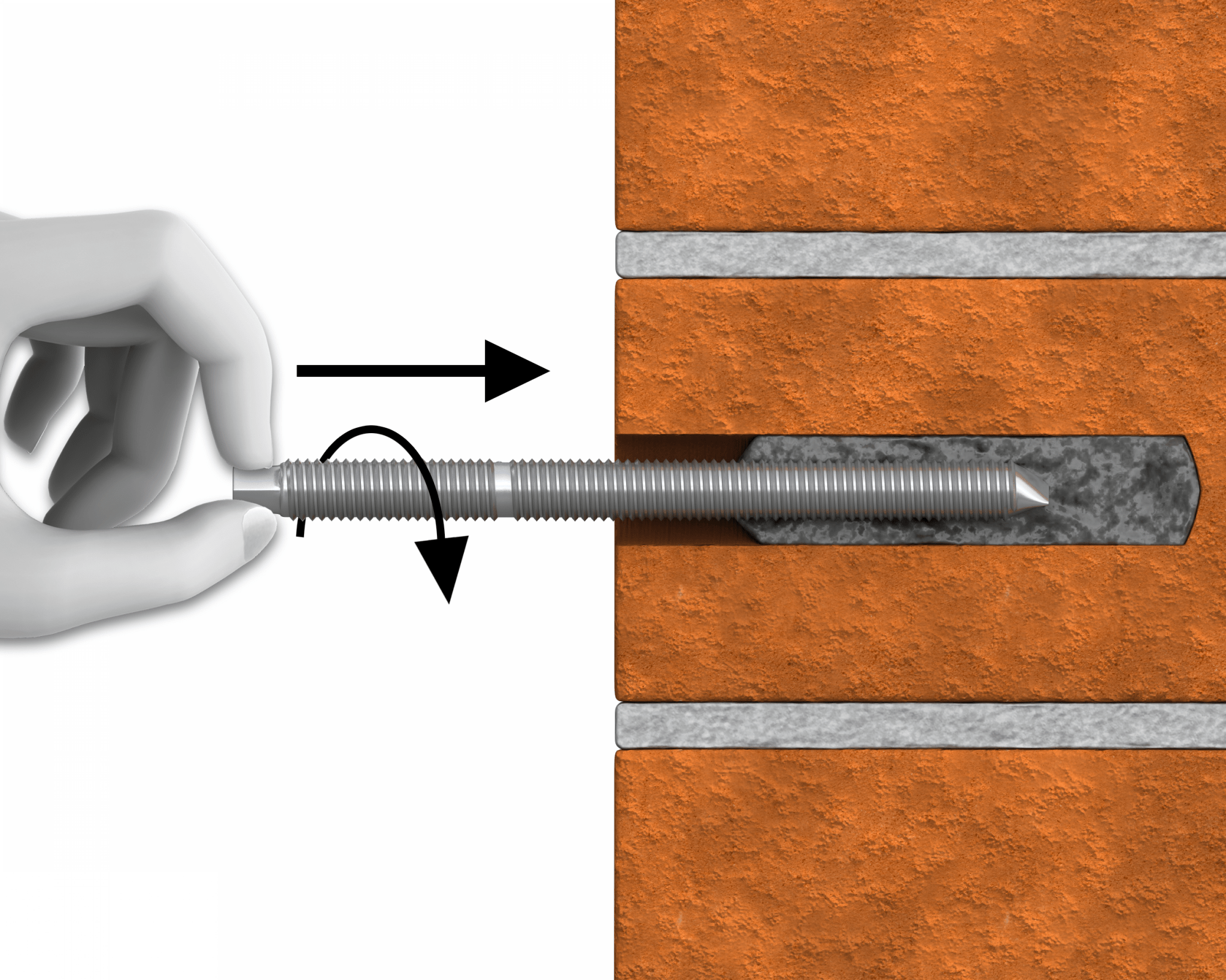 Rawlplug - R-STUDS Resin Studs - Threaded Rods – Zinc - 8.8 Grade