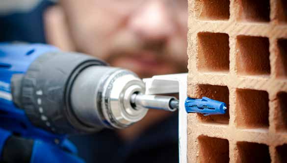 Rawlplug Uno Universal Plug - Yellow - 5mm - Polybag - 1000 Pieces