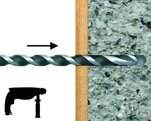 Rawlplug ZN-AL Alloy Hammer Fixings & Steel Nail