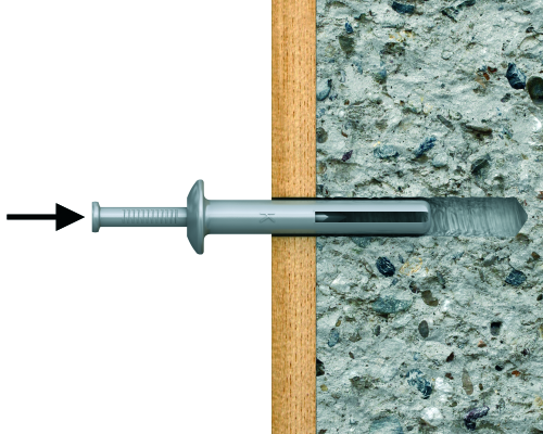 Rawlplug ZN-AL Alloy Hammer Fixings & Steel Nail