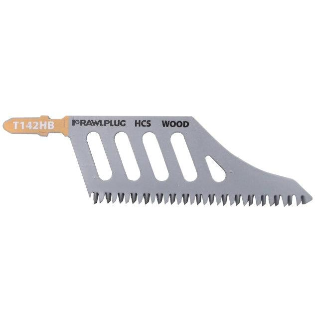 Rawlplug Jigsaw Blade Cut Butt In Wood 112/80Mm
