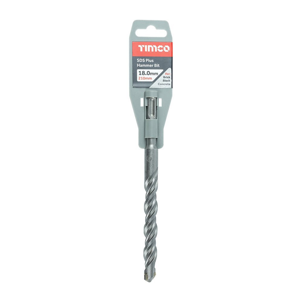 SDS Plus Hammer Bit - 18.0 x 210