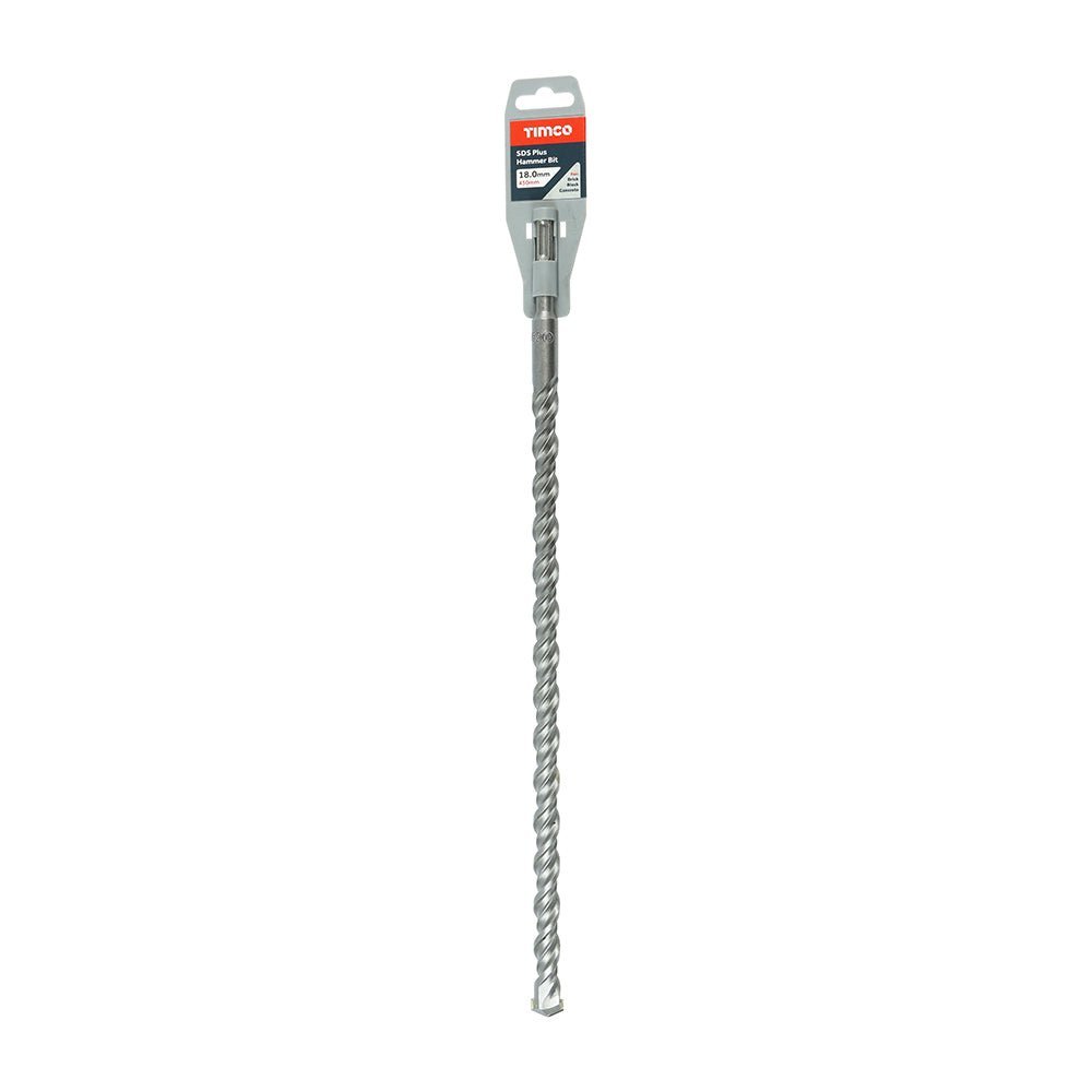 SDS Plus Hammer Bit - 18.0 x 450