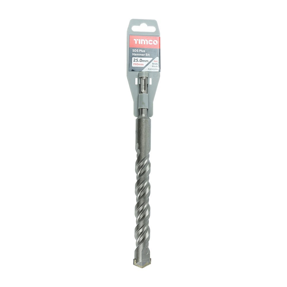 SDS Plus Hammer Bit - 25.0 x 260