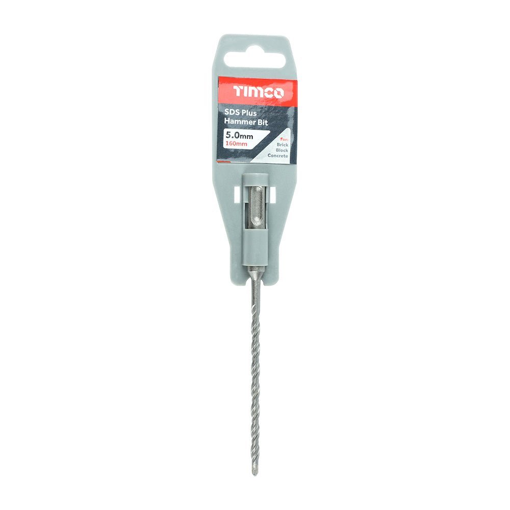 SDS Plus Hammer Bit - 5.0 x 160