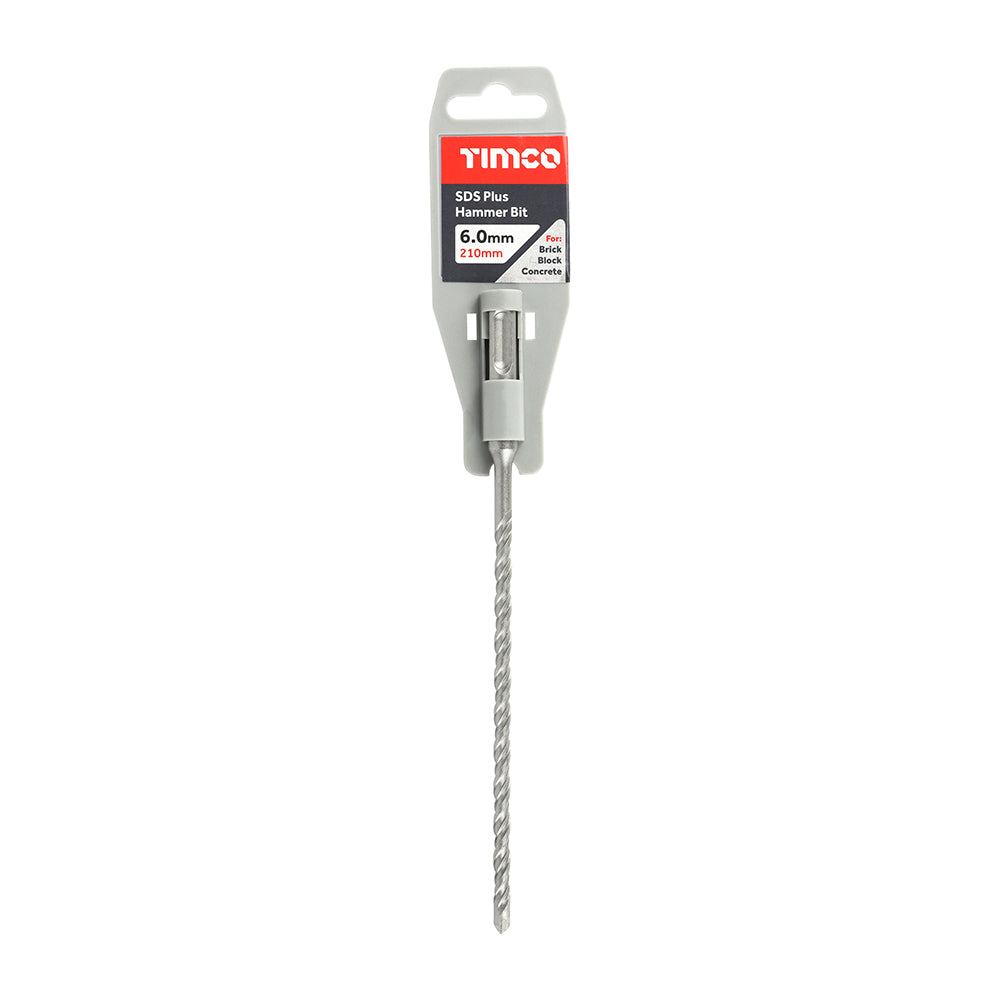 SDS Plus Hammer Bit - 6.0 x 210