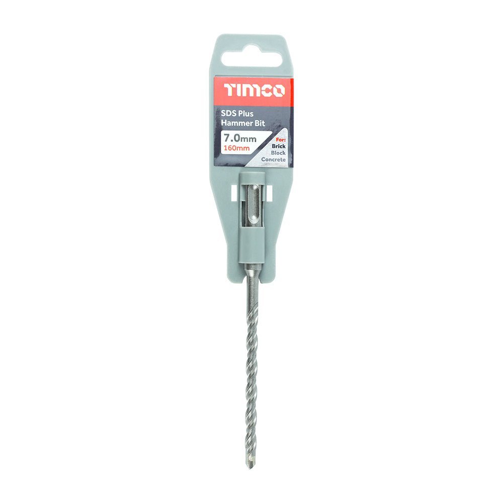 SDS Plus Hammer Bit - 7.0 x 160