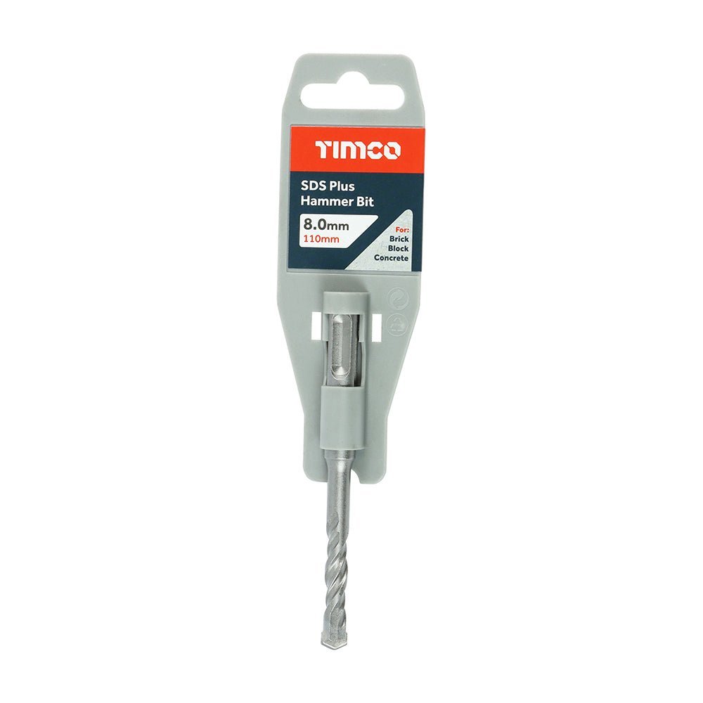 SDS Plus Hammer Bit - 8.0 x 110