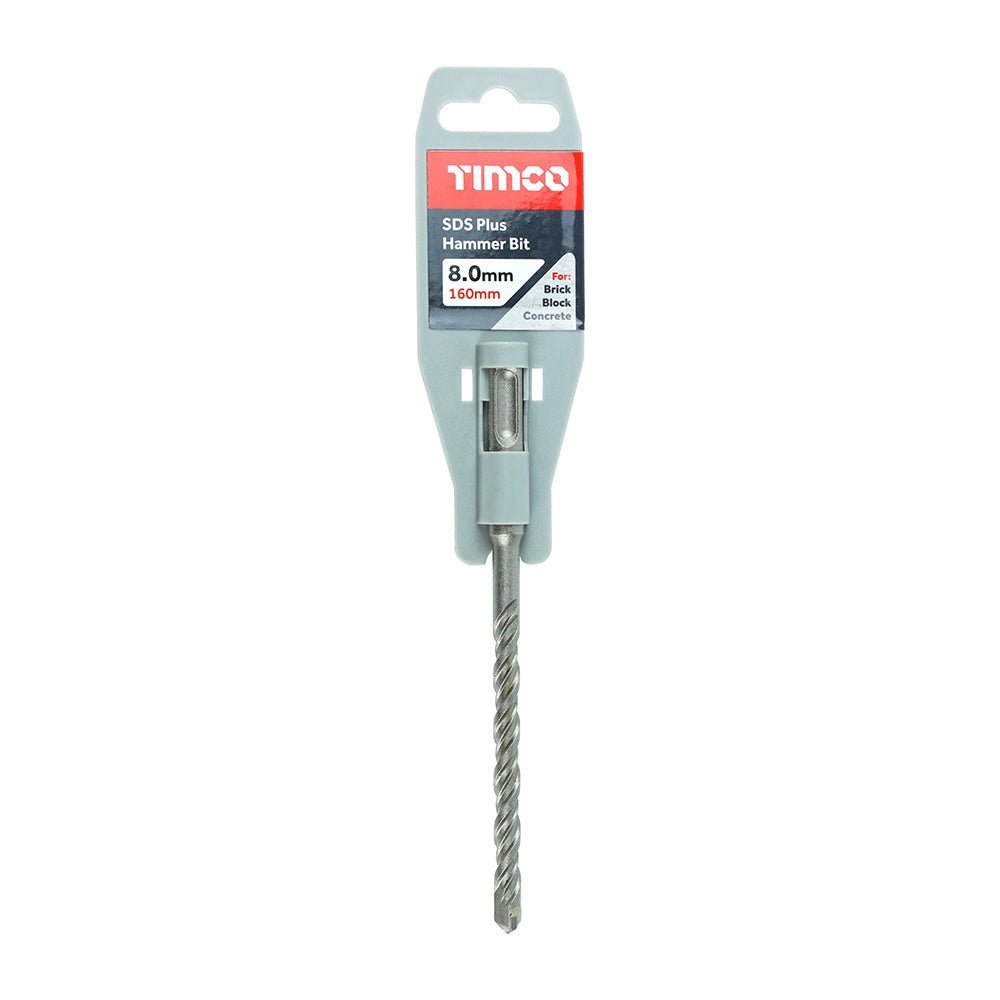 SDS Plus Hammer Bit - 8.0 x 160