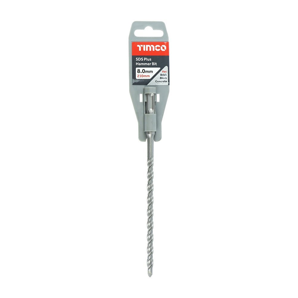 SDS Plus Hammer Bit - 8.0 x 210