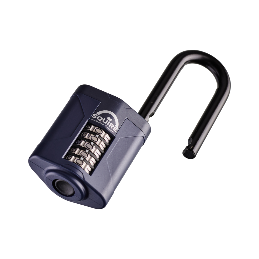 Squire CP60/25 Combination Padlock Steel Long Shackle - 2.5" Long - 60mm