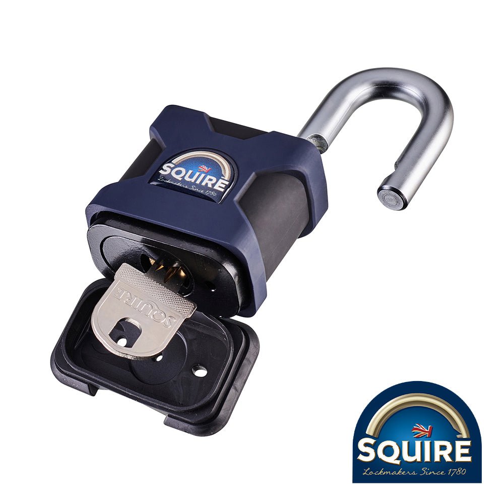 Squire SS50P5/MARINE Stronghold Padlock Stainless Steel Open Shackle - 50mm