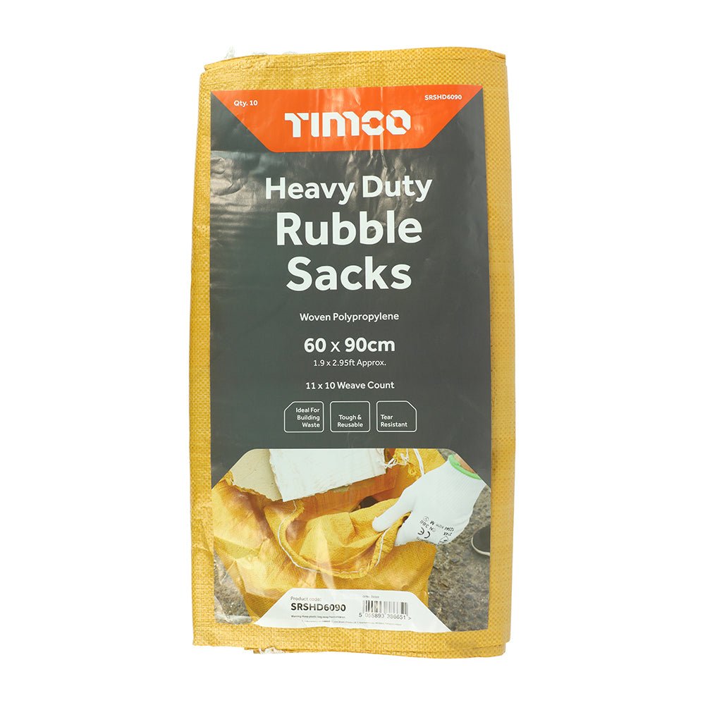 Rubble Sacks - Heavy Duty - Pack 10