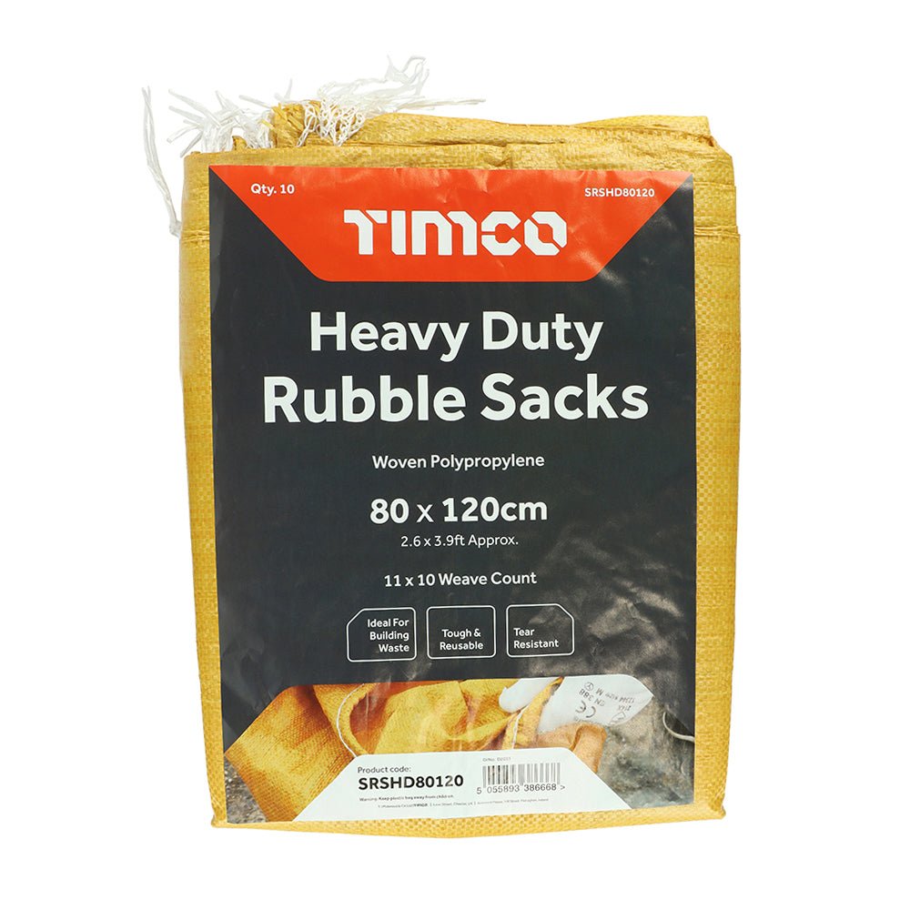 Rubble Sacks - Heavy Duty - Pack 10