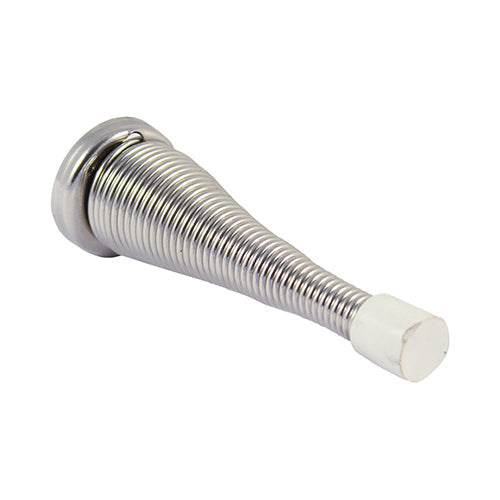 Spring Door Stop - Nickel - 78 x 24 (Pack 2)