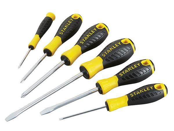 Stanley 0-60-208 Essential Screwdriver Set, 6 Piece SL/PH