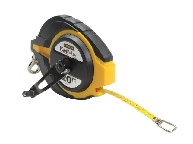 Stanley FatMax Closed Case Steel Long Tape 20m (Width 10mm) - 0-34-133