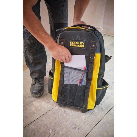Stanley FatMax Heavy-Duty Tool Bag Backpack on Wheels - 1-79-215