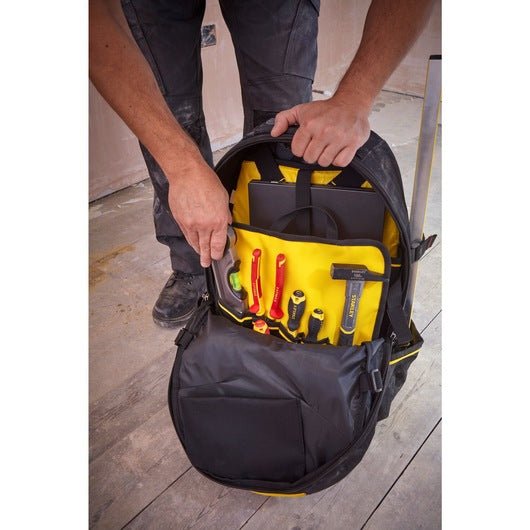 Stanley FatMax Heavy-Duty Tool Bag Backpack on Wheels - 1-79-215