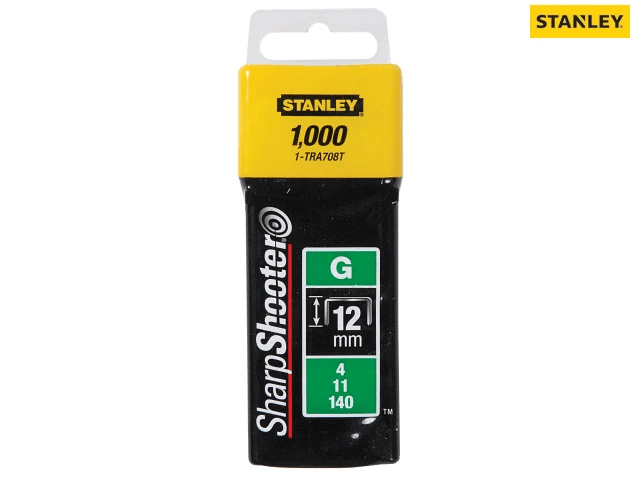 Stanley TRA708T Heavy-Duty Staples 12mm - Pack 1000