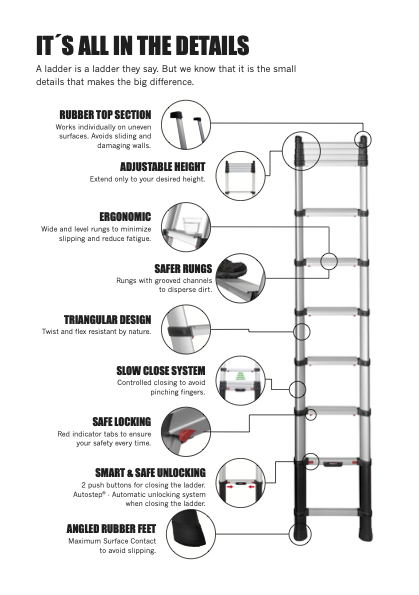 Telesteps Prime Line Telescopic Ladder