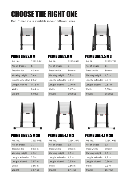 Telesteps Prime Line Telescopic Ladder