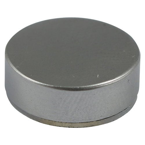 Threaded Screw Caps - Solid Brass - Satin Chrome - 40 Pieces