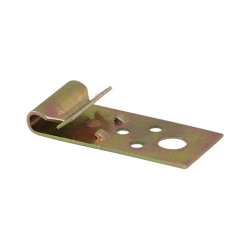 Vertical Flange Clips For Suspended Wire & Lighting - Yellow - Box 100