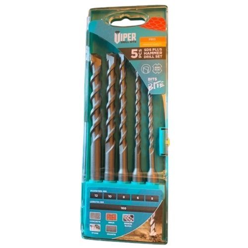 Samac VPTSDSSET5 SDS Plus Hammer Drill Bit Set (5 pcs)