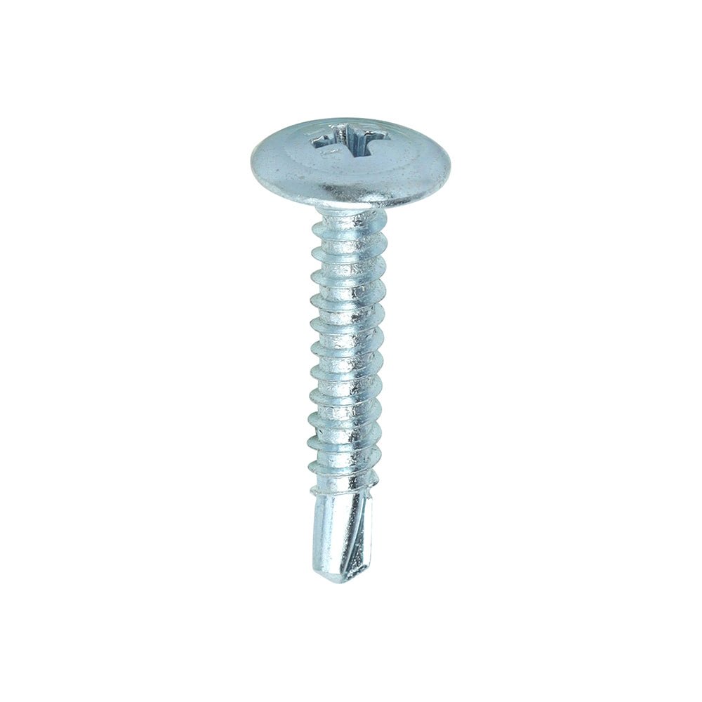 Metal Construction Sheet & Framing Screws - PH - Wafer - Self-Drilling - Zinc