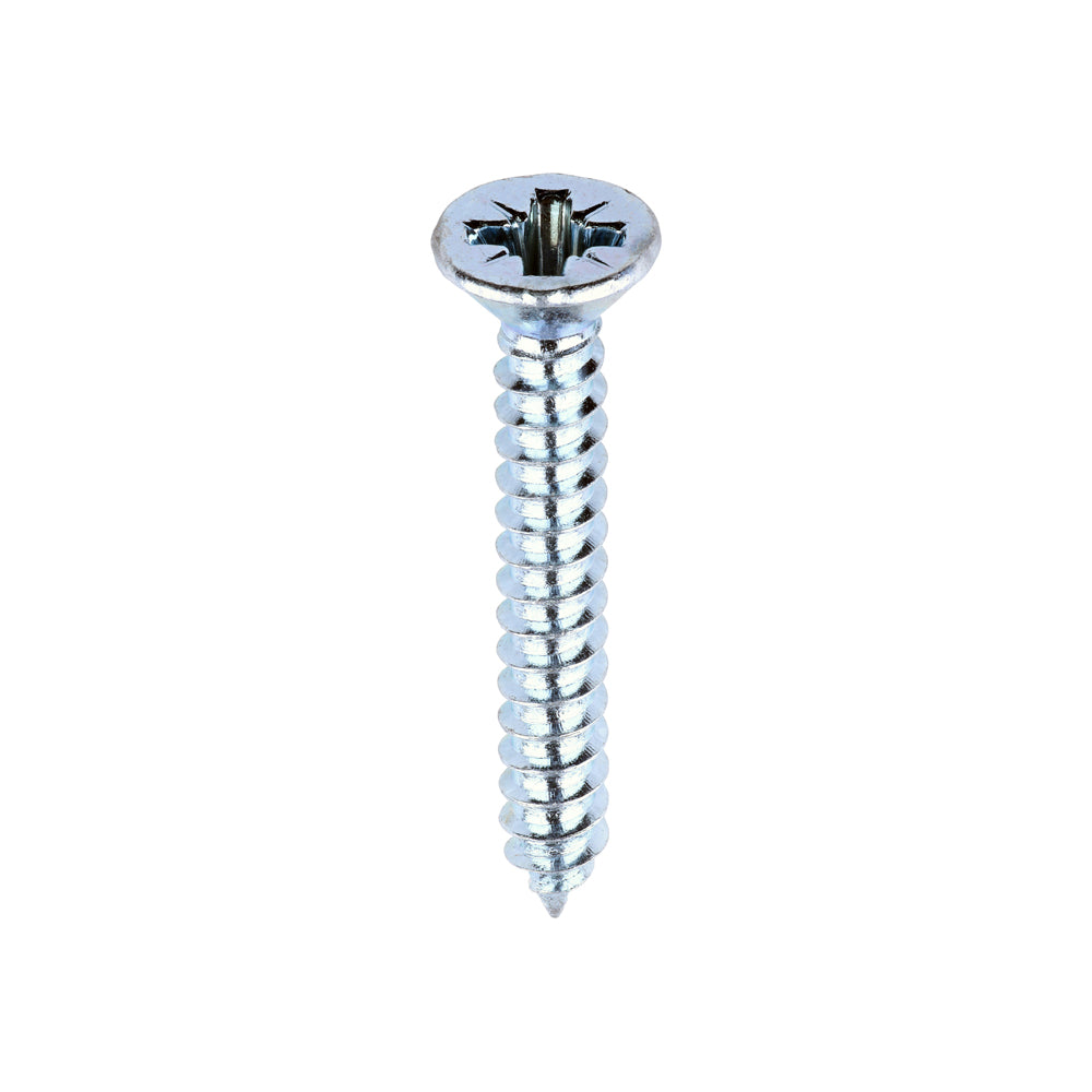 Self-Tapping Screws - PZ - Countersunk - Zinc 6 x 1