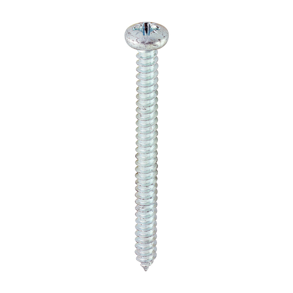 Self-Tapping Screws - PZ - Pan - Zinc 8 x 2
