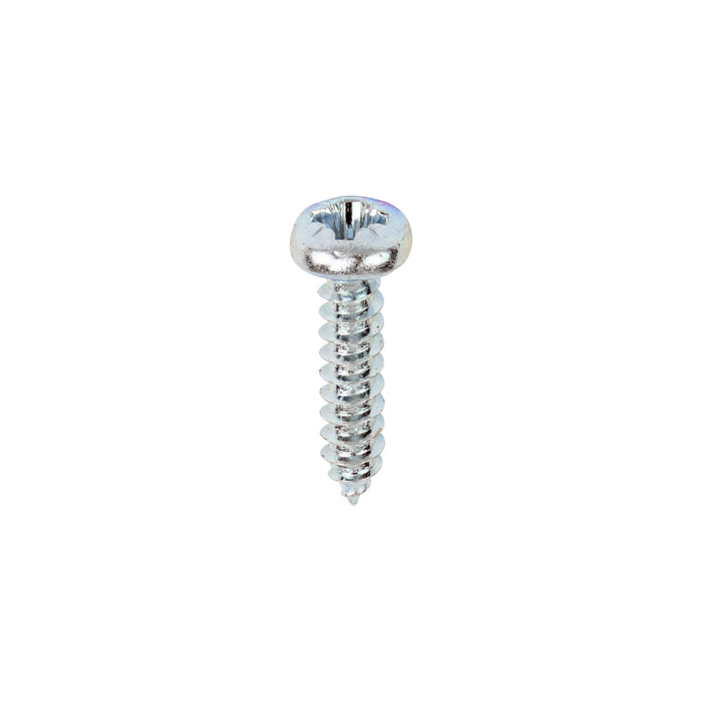 Self-Tapping Screws - PZ - Pan - Zinc 6 x 5/8