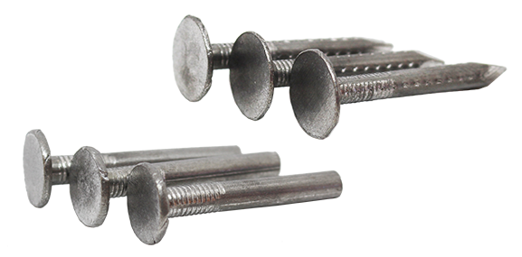 Samac H40ALISP100 40mm Aluminium BLUNT END PEGS (100) 0.605g