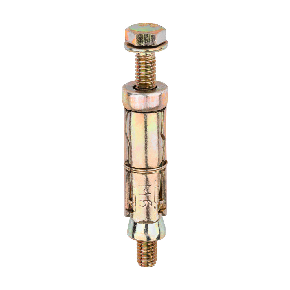 Shield Anchor Loose Bolts - Yellow M6:25L (M6 x 65)