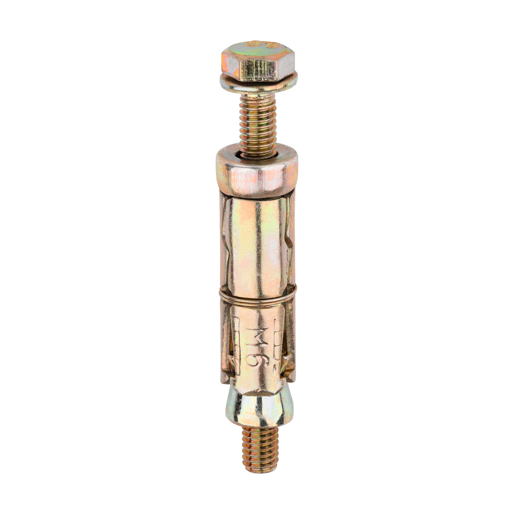 Shield Anchor Loose Bolts - Yellow M6:25L (M6 x 65)
