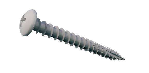 Samac PE530PS 5x30mm Perf Exterior PAN Silver Screw (200)