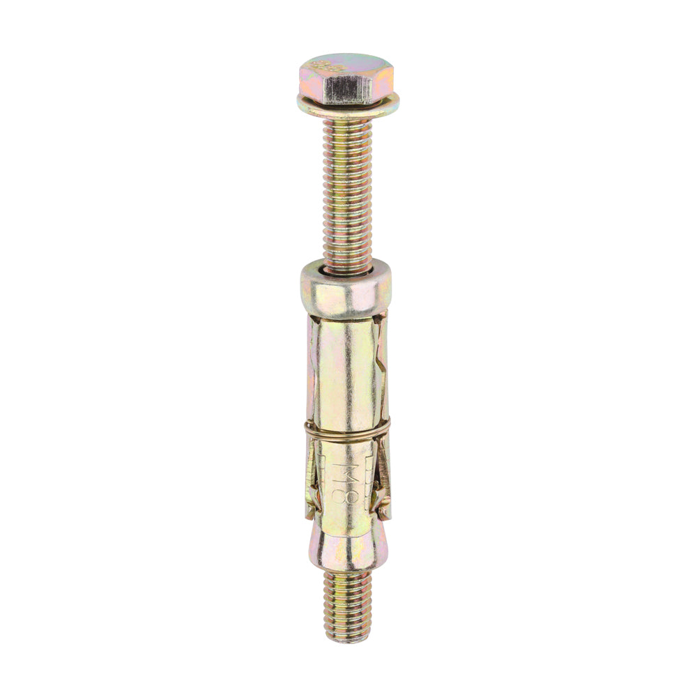 Shield Anchor Loose Bolts - Yellow M8:40L (M8 x 90)
