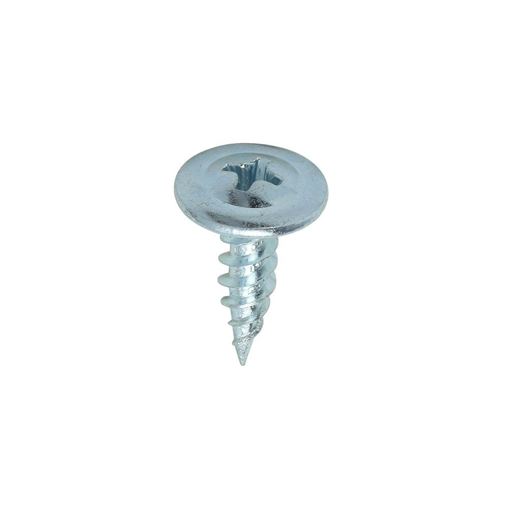 Metal Construction Sheet & Framing Screws - PH - Wafer - Sharp Point - Zinc