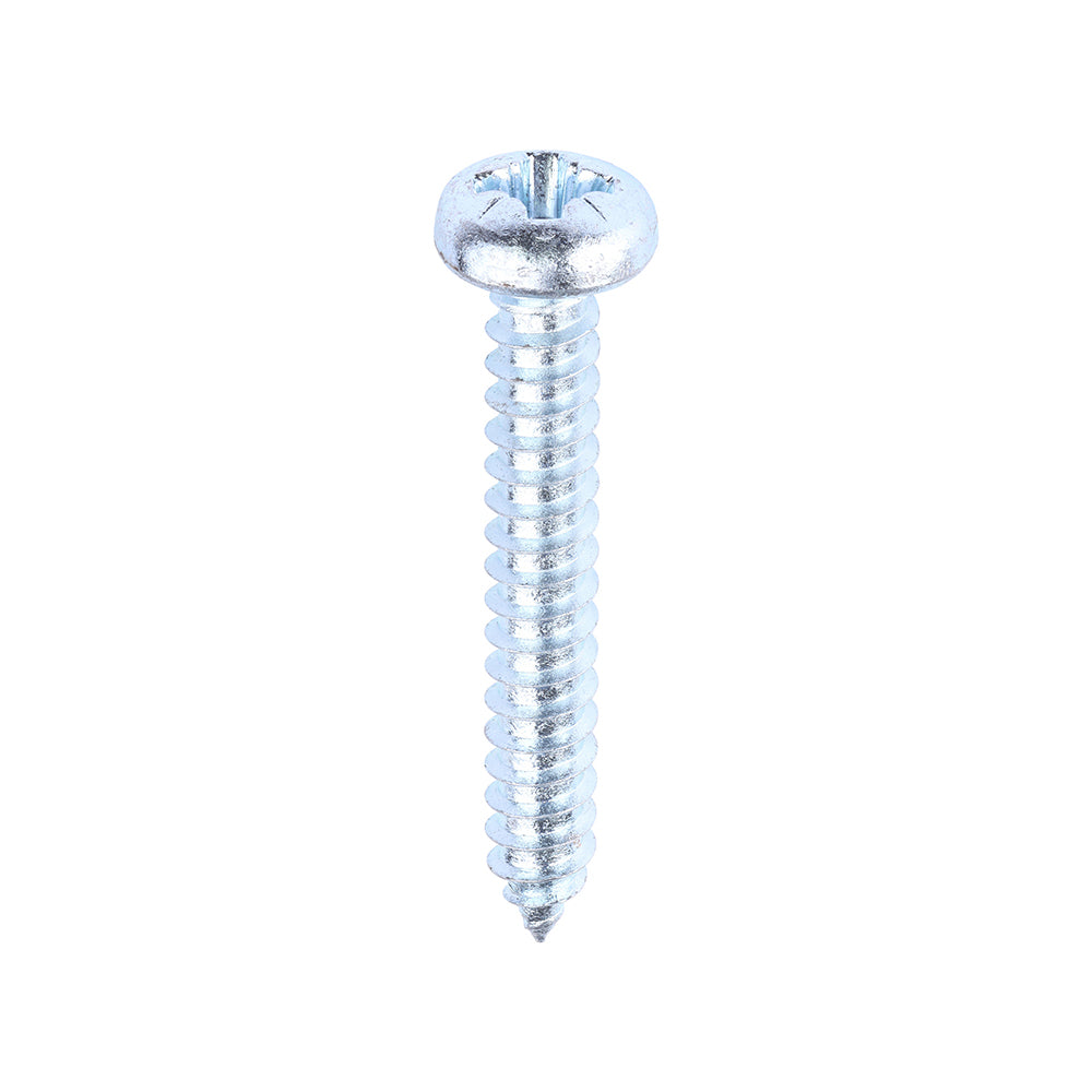 Metal Tapping Screws - PZ - Pan - Self-Tapping - Zinc 12 x 1 1/2