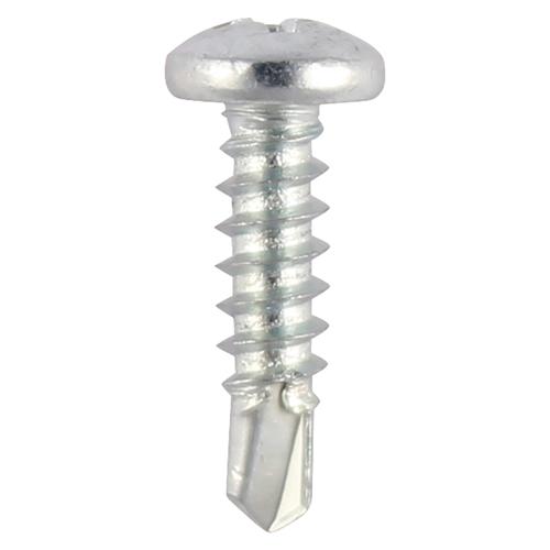 Window Fabrication Screws - Pan Head - Self-Tapping Thread - Self-Drilling Point - Zinc