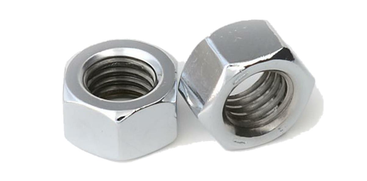 Samac W6NUT100 M6 BZP Hex Nuts (100)