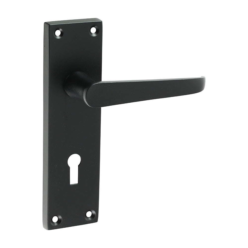Vic Straight Lock Handles MB - 152 x 43 (Pack 2)