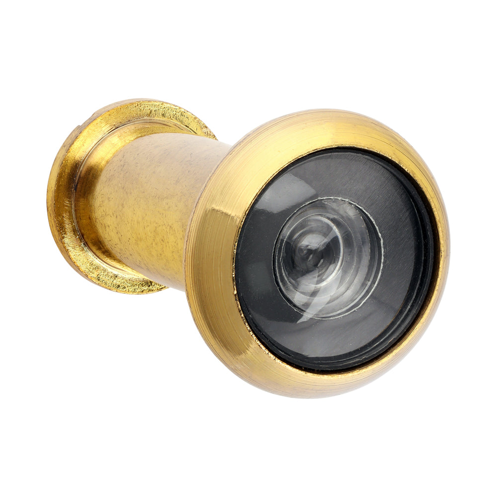 Door Viewer - Polished Brass 180 Degree